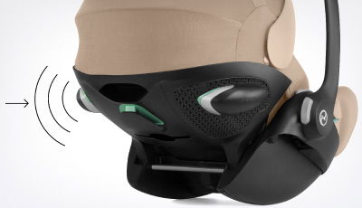 Scoica auto Cybex Cloud G i-Size Plus Moon Black - Protectie laterala optimizata