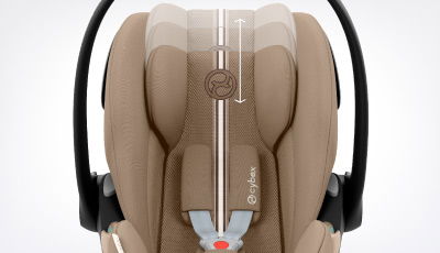 Scoica auto Cybex Cloud G i-Size Plus Moon Black - Adaptabila la cresterea copilului