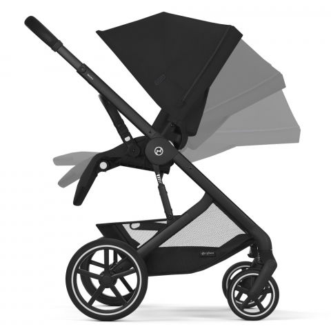 Pachet Black Friday Carucior Cybex Balios S Lux 4 in 1 Black/Moon Black cu Scoica Auto Cloud G i-Size Plus reclinabila [6]