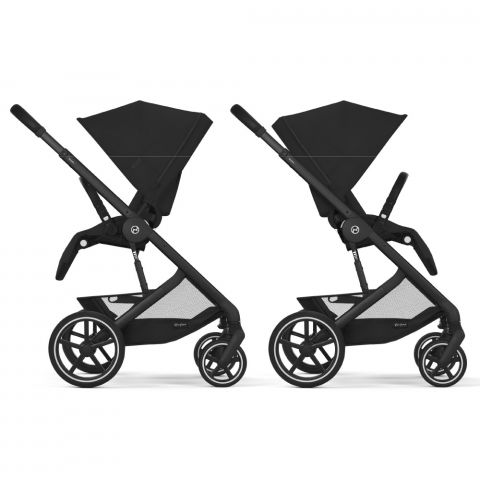 Pachet Black Friday Carucior Cybex Balios S Lux 4 in 1 Black/Moon Black cu Scoica Auto Cloud G i-Size Plus reclinabila [5]