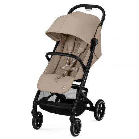 Carucioare copii - Carucior Cybex Beezy B Black/Almond Beige