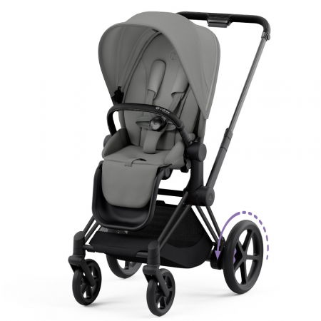 Carucioare copii - Carucior Cybex e-Priam Mirage Grey