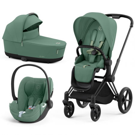 Carucioare copii - Carucior Cybex Priam 3 in 1 Leaf Green