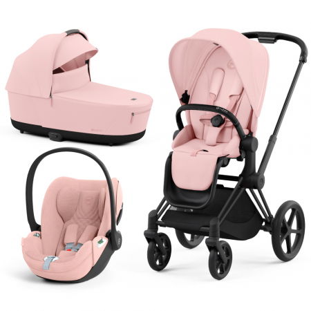 Carucioare copii - Carucior Cybex Priam 3 in 1 Peach Pink