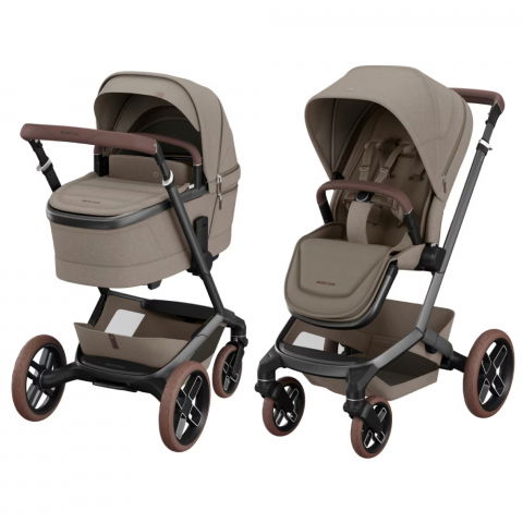 Carucioare copii - Carucior Maxi-Cosi Fame 2 in 1 Twillic Truffle