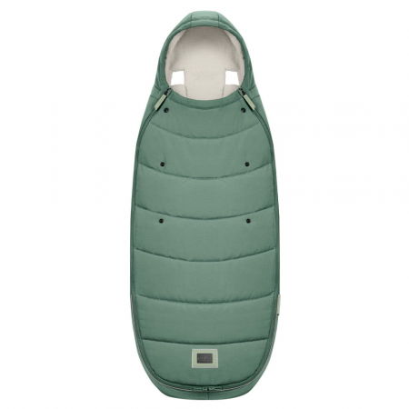 Accesorii transport copii - Husa de picioare Cybex Platinum Leaf Green