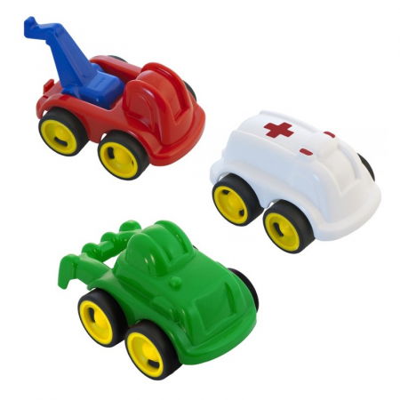 Masinute si motociclete - Minimobil 12 cm Set 10 masinute - Miniland