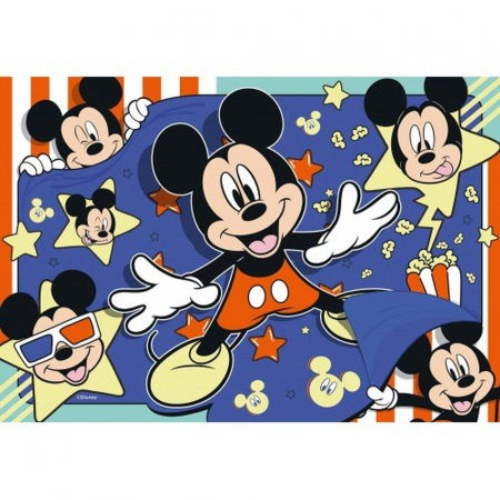 Jucarii si jocuri copii - Puzzle Mickey, 2X24 Piese