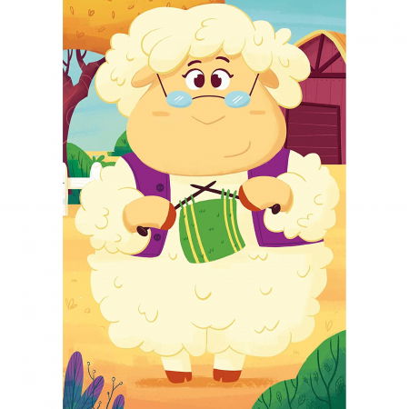 Jucarii si jocuri copii - Puzzle Mix&Match Prietenii De La Ferma, 3X24 Piese