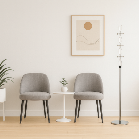 Hol - Cuier hol cromat HM W34