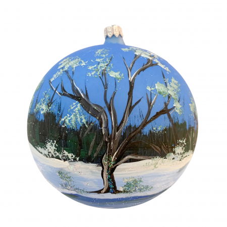 glob-din-sticla-suflata-si-pictata-manual-argcoms-fabrica-lui-mos-craciun-peisaj-de-iarna-in-padure-multicolor-fond-albastru-120-mm-sferic-6567-6568 [1]