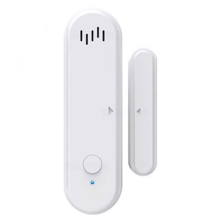 Senzori smart - Senzor magnetic smart wireless de usa/fereastra FRAMMINO®, alarma acustica, alarma/notificari pe telefon, compatibil Tuya Smart / SmartLife