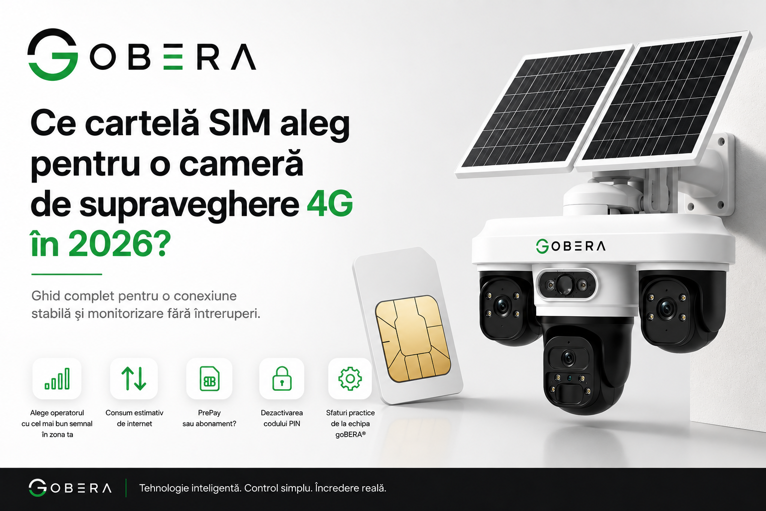 Ce cartelă SIM aleg pentru o cameră de supraveghere 4G în 2026?