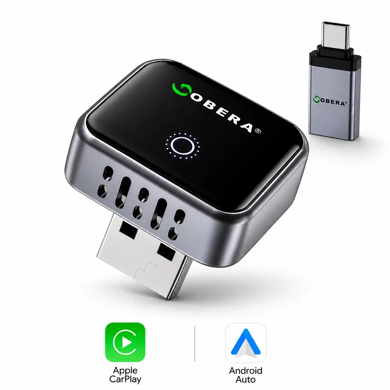 Adaptor Mini Wireless CarPlay și Android Auto goBERA® [1]