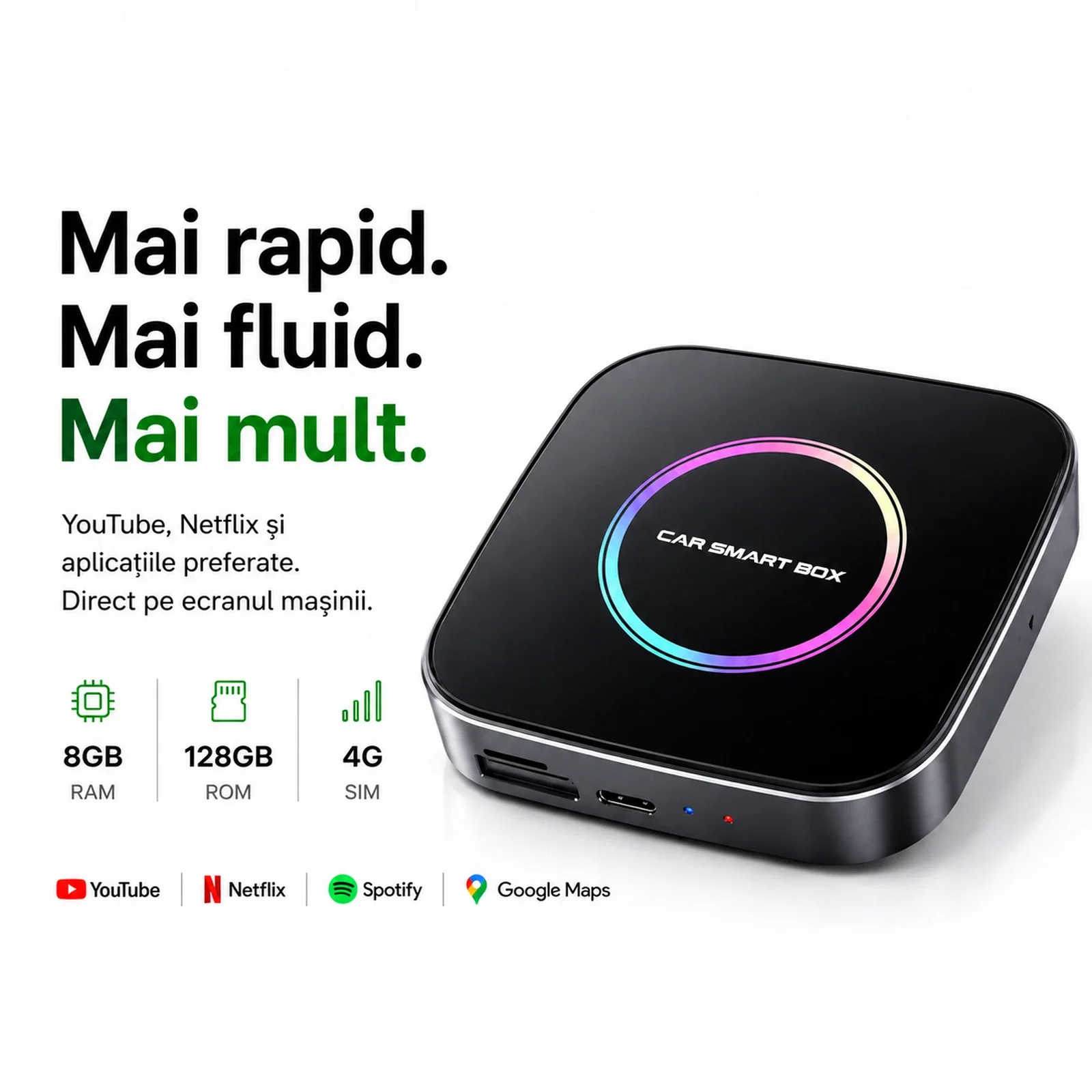 AI Box Auto goBERA® Android 13, 8GB RAM, 128GB [1]