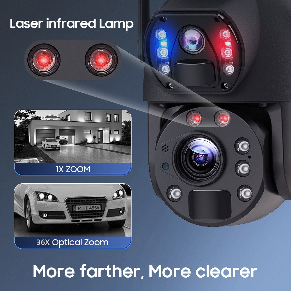 Camera 4G Solară goBERA®, 10MP (5MP + 5MP), Zoom Optic 36X, AOV 24/7, Panou Solar 14W, Baterie 20800mAh, AI Tracking, IP66 [7]
