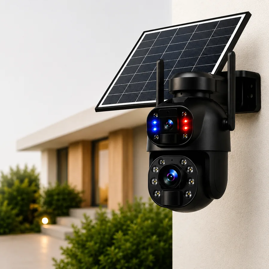 Camera 4G Solară goBERA®, 10MP (5MP + 5MP), Zoom Optic 36X, AOV 24/7, Panou Solar 14W, Baterie 20800mAh, AI Tracking, IP66 [10]