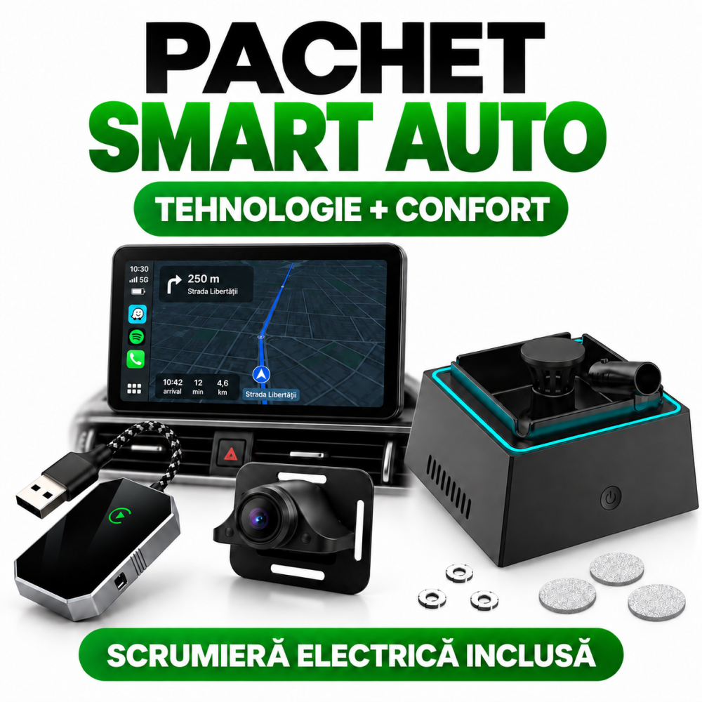 Pachet Smart Car Monitor goBERA cu scrumieră electrică [1]