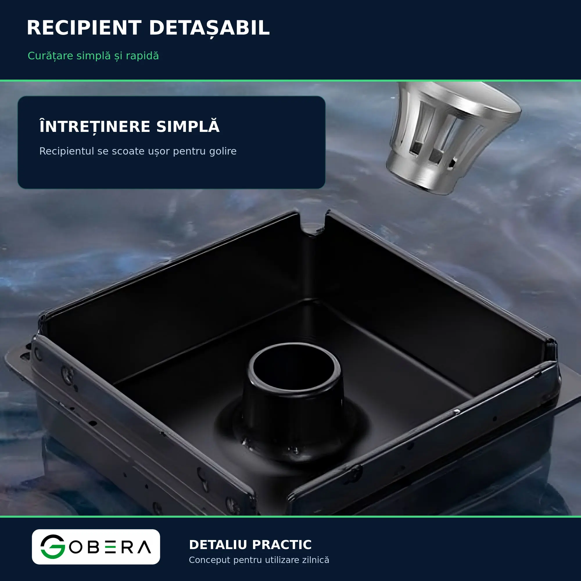 Scrumieră Electrică cu Purificare Activă goBERA® – Filtru Anti-Miros, Aspirație Fum, Reîncărcare USB, 4 Țigarete, Negru [4]