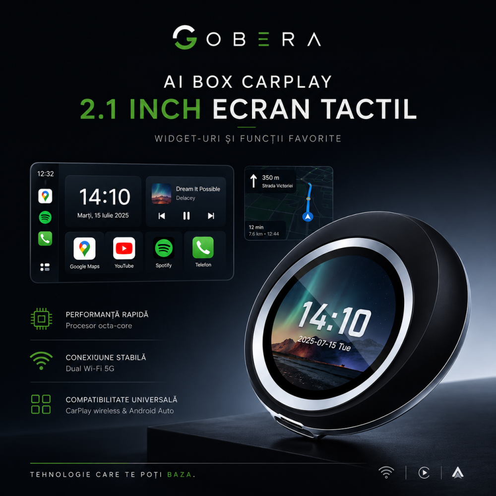 Sistem Multimedia Auto 3-în-1 goBERA® cu Android 14 și Qualcomm QCM6125 [8]