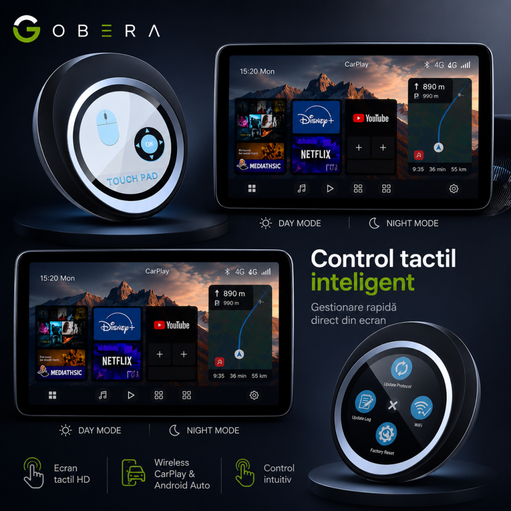 Sistem Multimedia Auto 3-în-1 goBERA® cu Android 14 și Qualcomm QCM6125 [11]