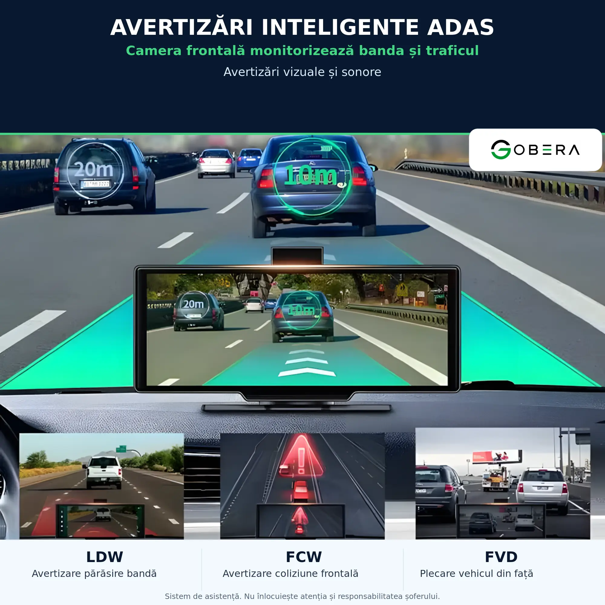 Sistem multimedia goBERA 10.26 cu Android CarPlay și navigație GPS