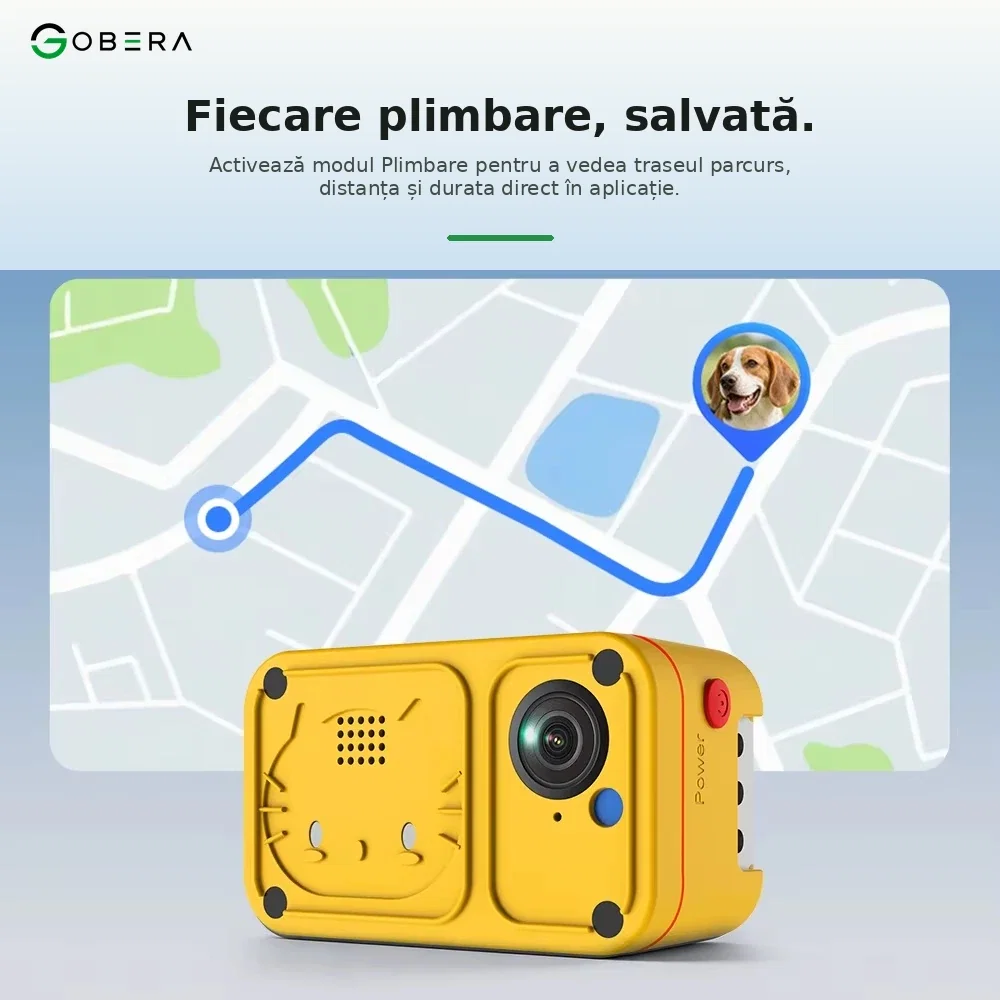 Tracker GPS 4G cu Cameră pentru Pisici goBERA® [7]