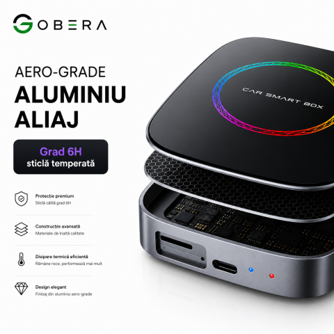AI Box Android 13 goBERA® cu Wireless CarPlay și Android Auto [10]