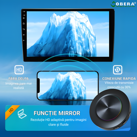 AI Box Android 15 goBERA® Q7 Wireless Edition, Qualcomm SM6350, 8GB RAM + 128GB, SIM 4G, Wireless CarPlay & Android Auto, YouTube, Netflix, Play Store, Split Screen [5]
