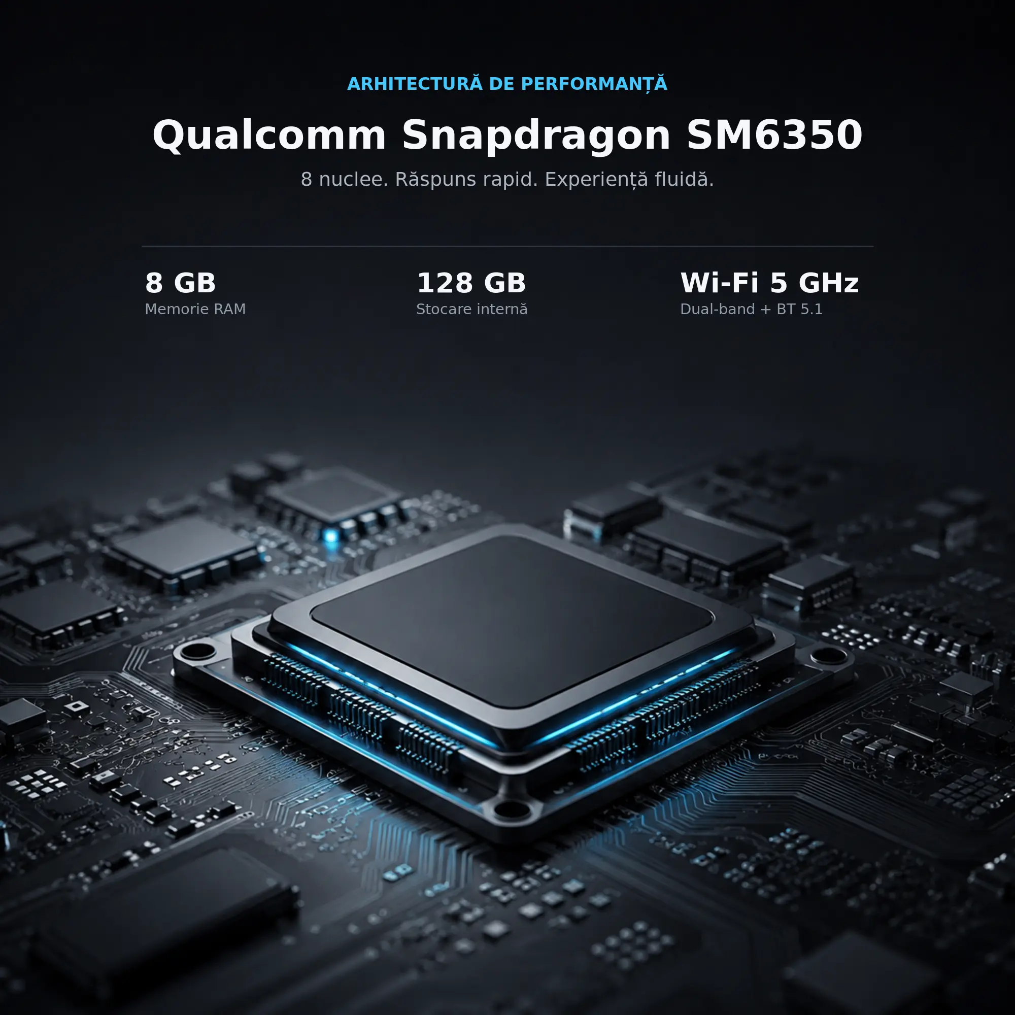 AI Box Android 15 goBERA® Q7 Wireless Edition, Qualcomm SM6350, 8GB RAM + 128GB, SIM 4G, Wireless CarPlay & Android Auto, YouTube, Netflix, Play Store, Split Screen [1]