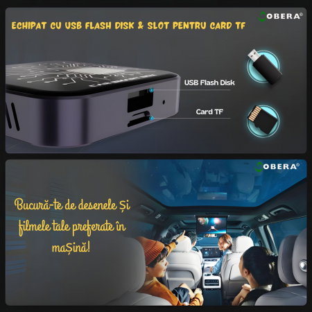 AI Box Auto goBERA® Android 10, 2GB RAM + 32GB, Wireless CarPlay & Android Auto, YouTube, Netflix, Play Store, Card TF, Plug & Play, pentru Mașini cu CarPlay cu Fir [7]