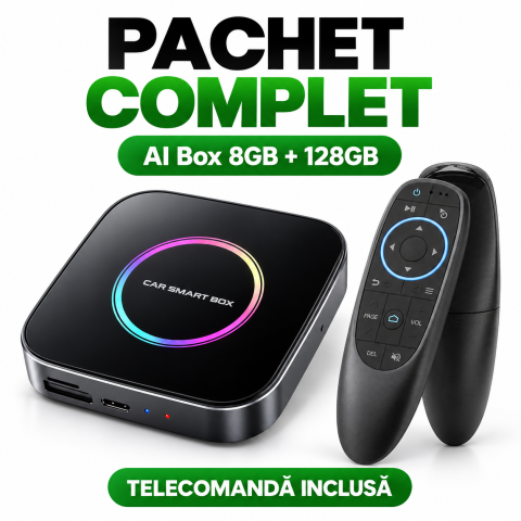 Pachete goBERA® - Pachet goBERA AI Box Android 13 8GB 128GB cu telecomandă Air Mouse