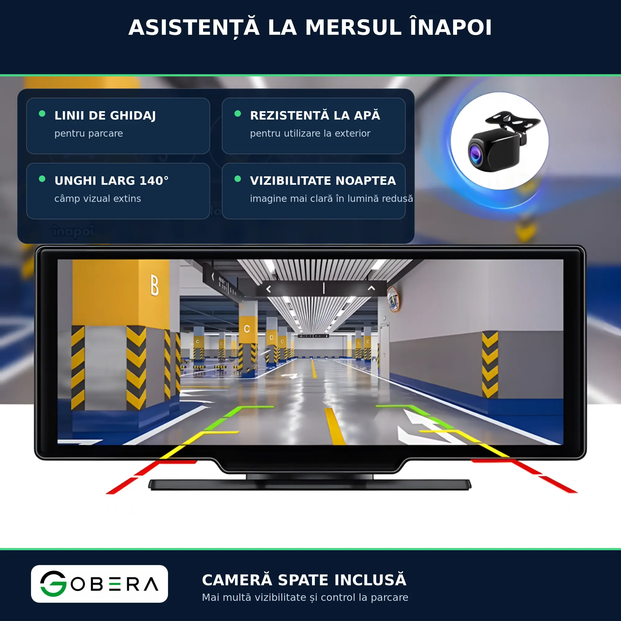 Sistem Multimedia Auto 10.26” goBERA® Android 14, CarPlay & Android Auto [6]