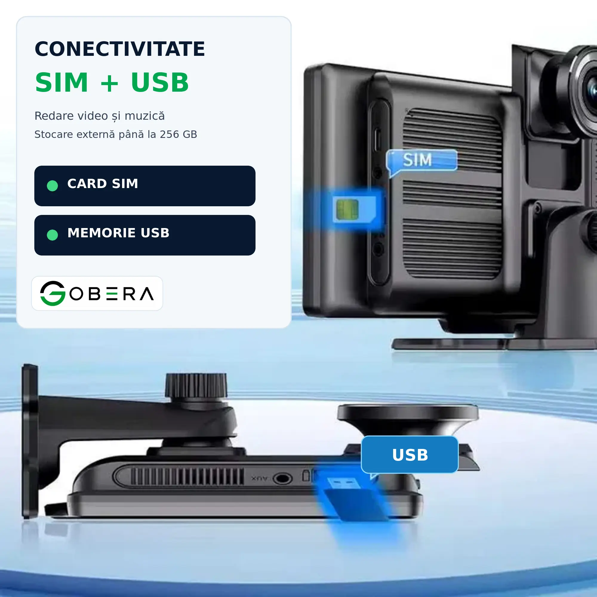 Sistem Multimedia Auto 10.26” goBERA® Android 14, CarPlay & Android Auto [5]