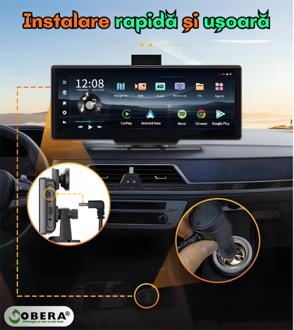 Sistem Multimedia Auto 10.26” goBERA® Android 14, CarPlay & Android Auto [8]