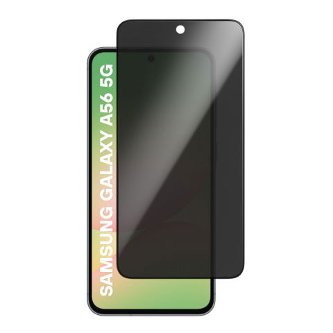 Folie sticla securizata privacy pentru Samsung Galaxy A56 5G cu  Kit Montare Inclus pentru Aplicare Rapida si Usoara