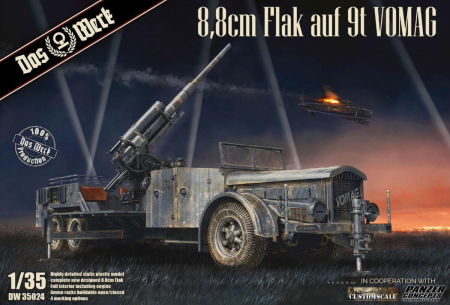 Kituri machete - Das Werk 35024 - 1:35 8,8 cm Flak auf 9t VOMAG