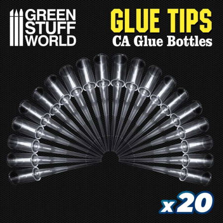 Adezivi - GSW - 20X Precision Tips For Super Glue Bottles