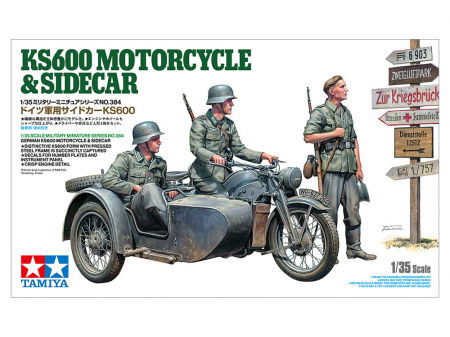 Kituri machete - TAMIYA 35384 - 1:35 German Zundapp KS600 Motorcycle and Sidecar