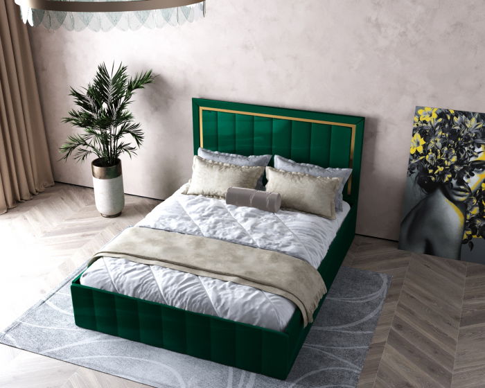 Pat Elegance Tapitat Verde 160x200 [2]