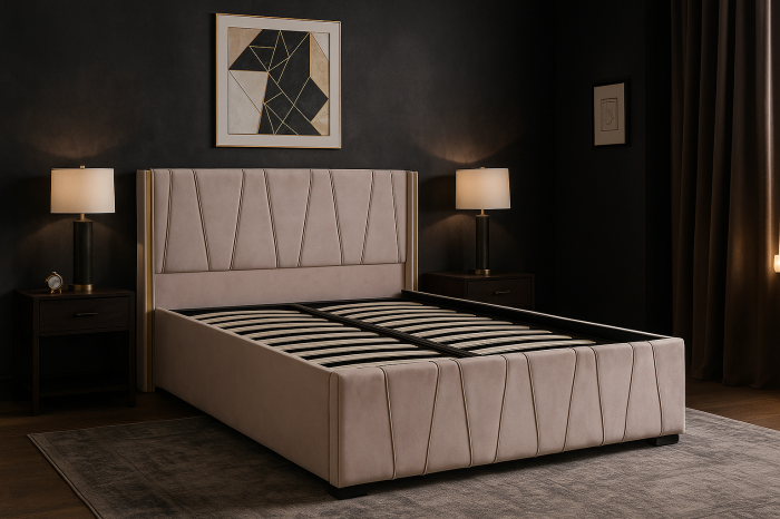 Pat Eva Tapitat cu Somiera rabatabila [3]