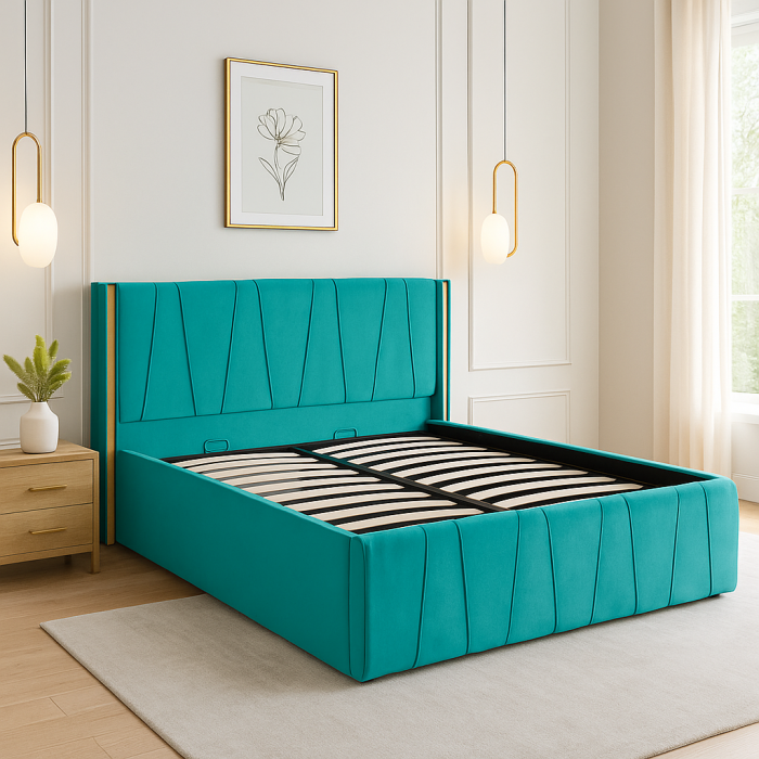 Pat Eva Tapitat cu Somiera rabatabila [1]