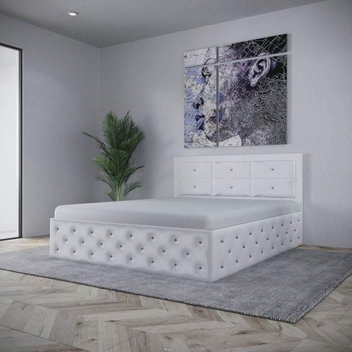 Pat Nemira New Tapitat Alb fara Saltea [4]