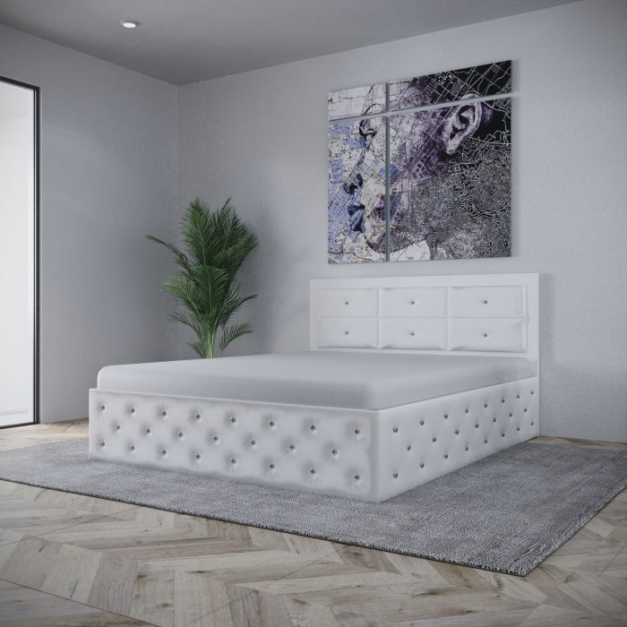 Pat Nemira New Tapitat Alb fara Saltea [2]