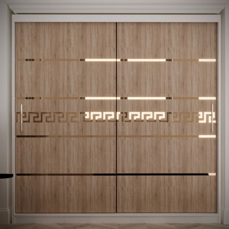 Dulap Venus Gold Alb&Sonoma 200*200