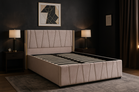 Pat Eva Tapitat cu Somiera rabatabila [2]