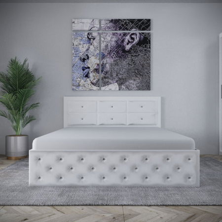 Pat Nemira New Tapitat Alb fara Saltea [2]