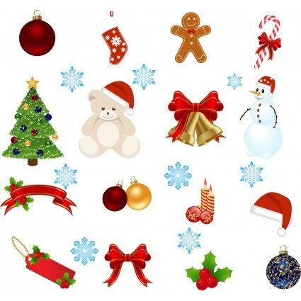 Abtibilduri, Stickere Christmas