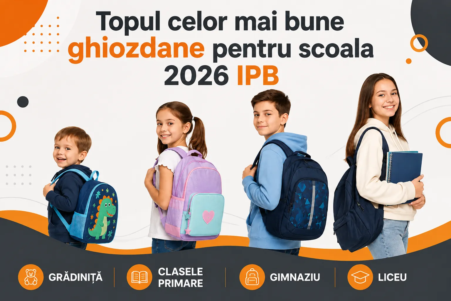 Topul celor mai bune Ghiozdane pentru scoala in 2026