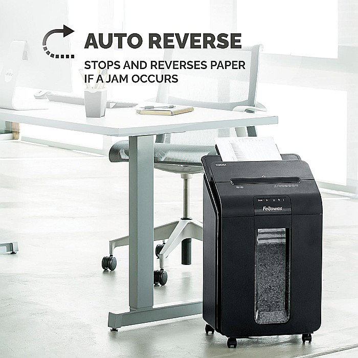 Distrugator Fellowes AutoMax 100M AUTO FEED , negru FW68010 [7]